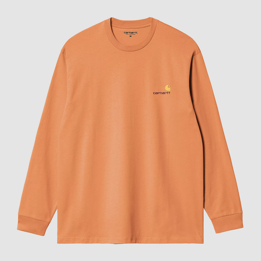 L/S American Script T-Shirt Redhaven