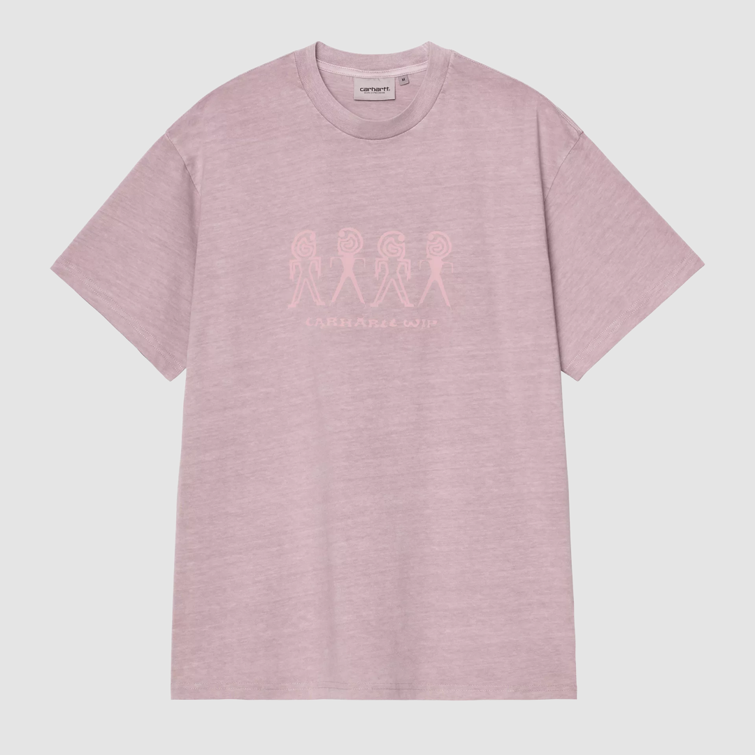 S/S Terrestrial T-Shirt Pink Fog / Hortensia Pigment Garment Dyed
