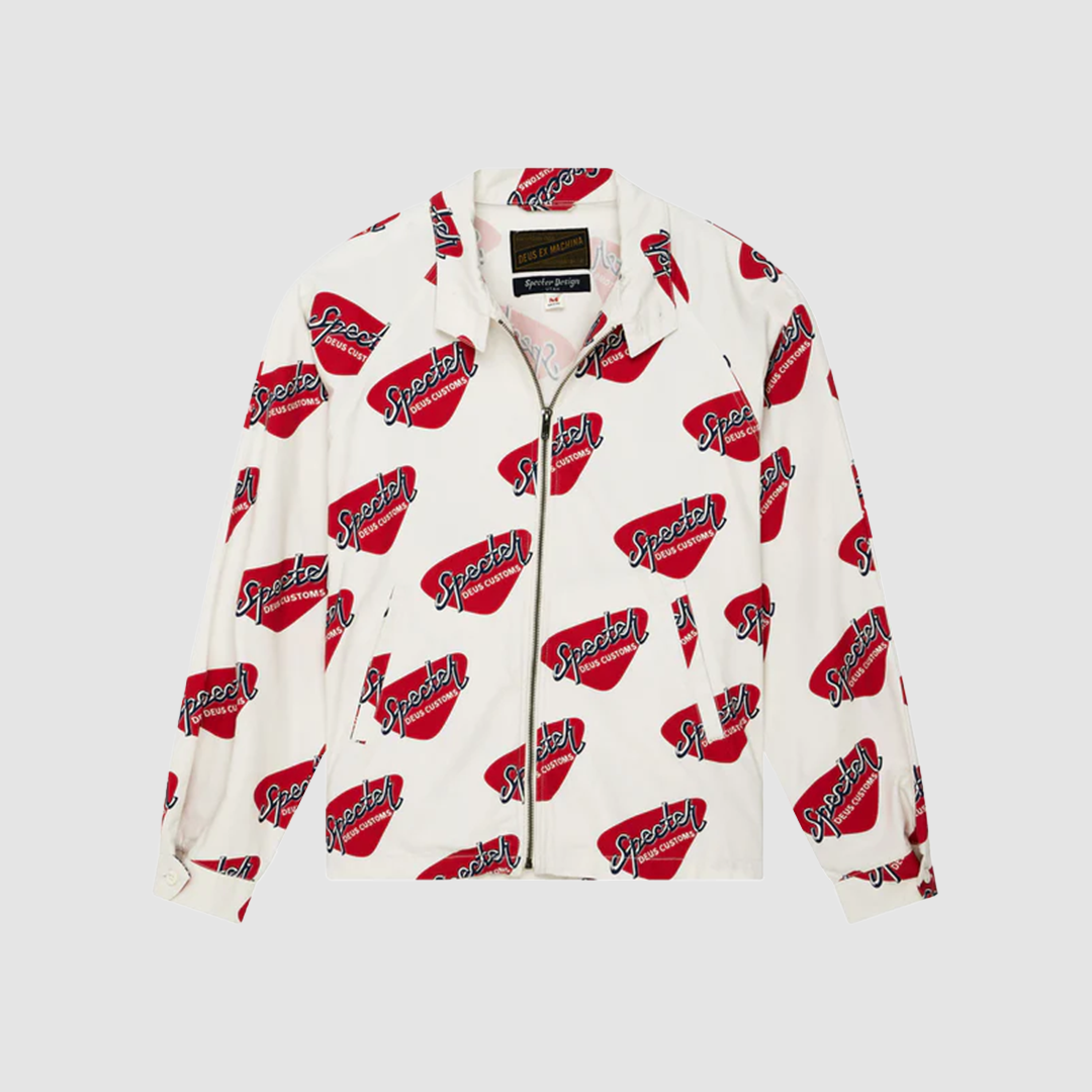 Specter Stamp Jacket Vintage White