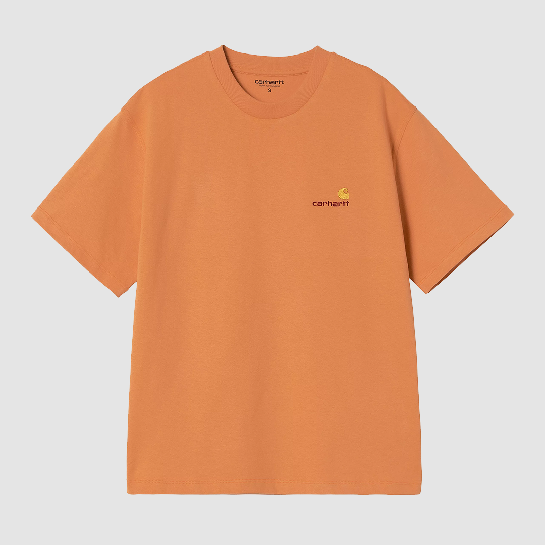 W' S/S American Script T-Shirt Redhaven