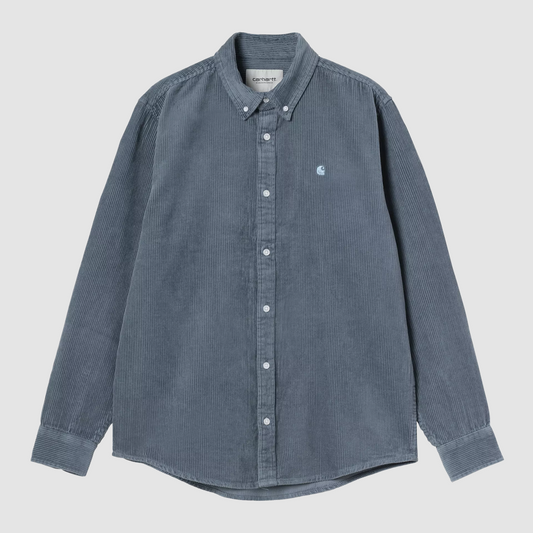 L/S Madison Cord Shirt Angelite / Angelite