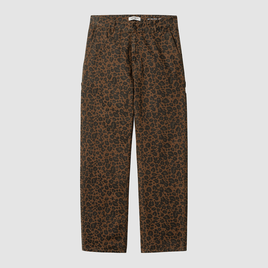 W' Leo Pierce Pant Straight Camo Leo Tamarind Garment Dyed