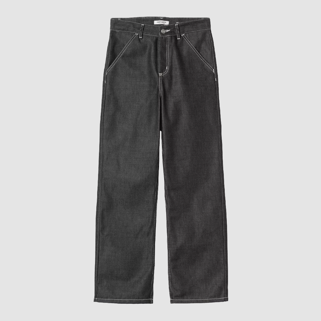 W' Simple Pant Black Rigid