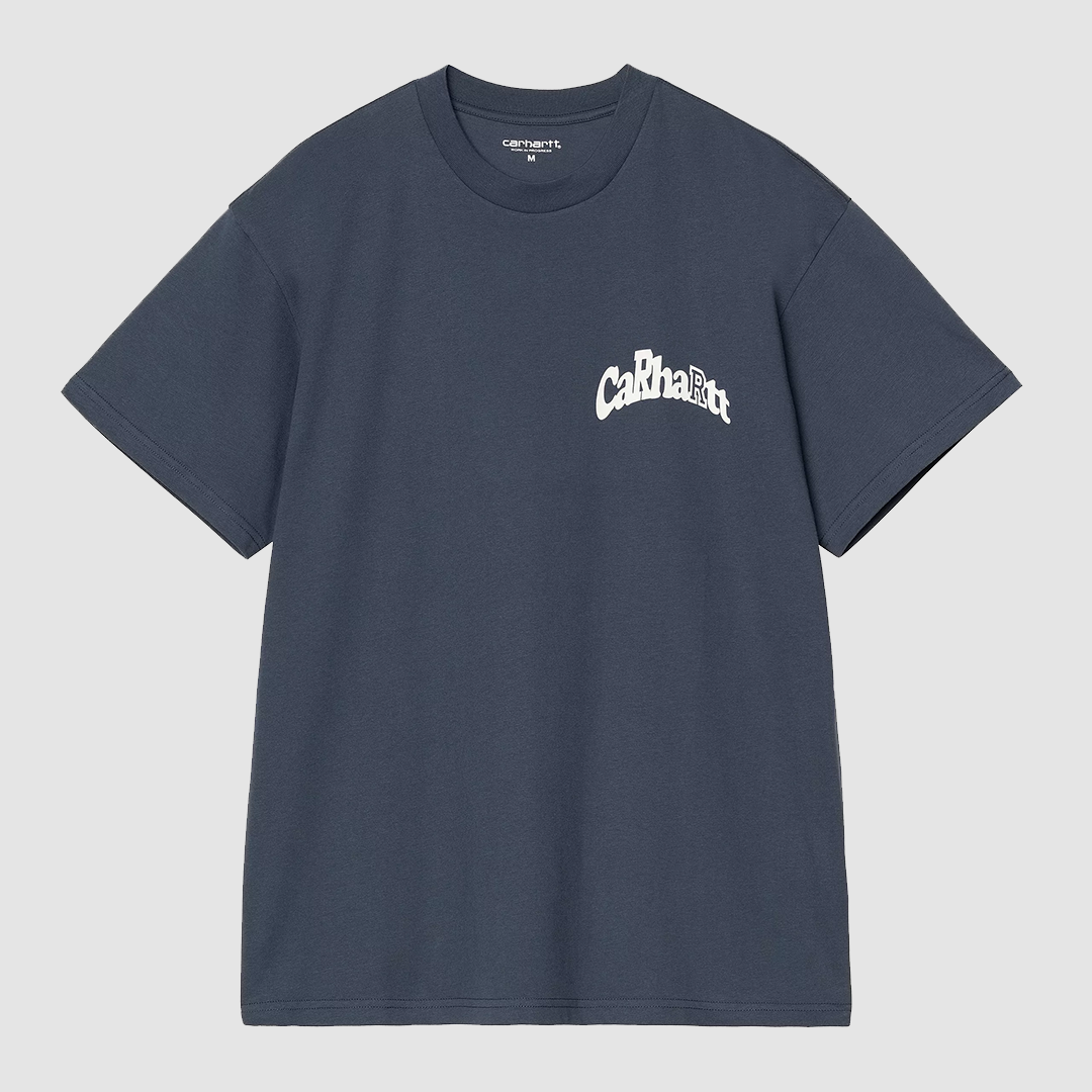 S/S Logo T-Shirt Dusky Blue