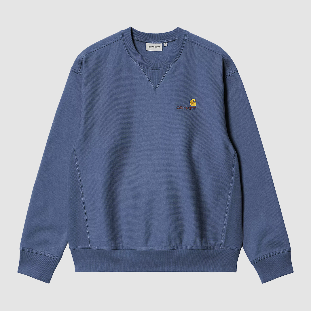 American Script Sweat Blue Iris