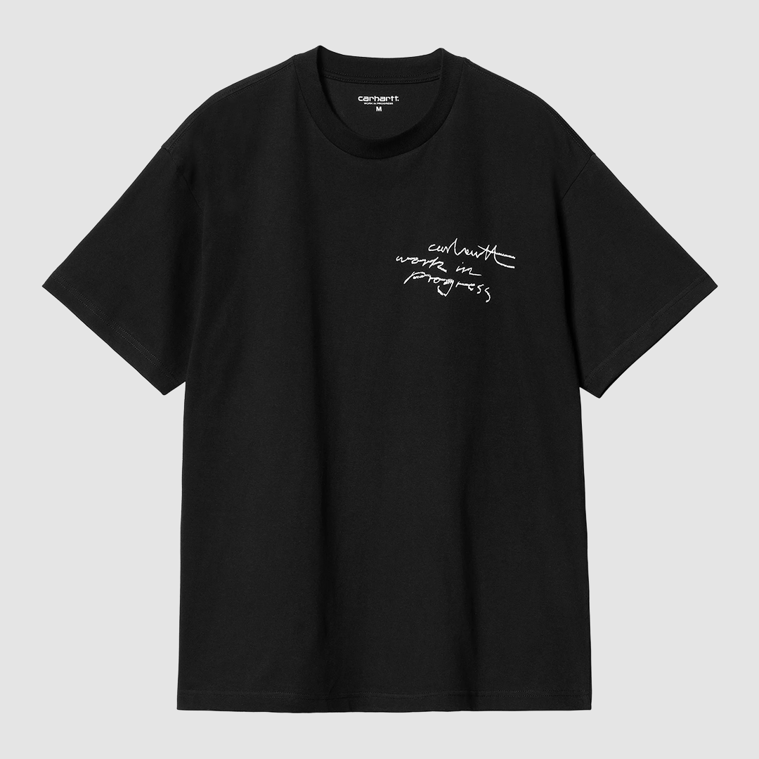 S/S WIP Pencil T-Shirt Black / White