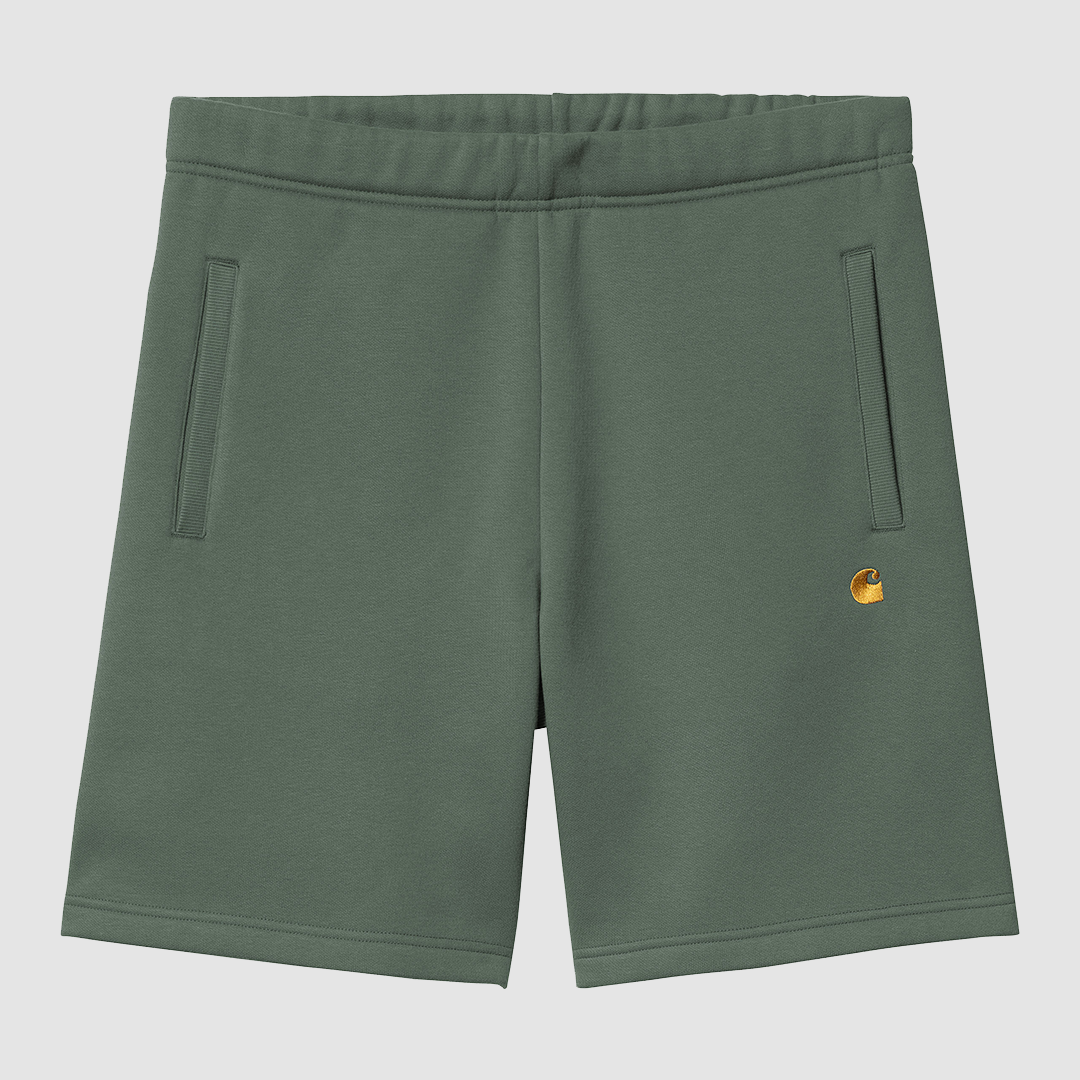 Chase Sweat Short Duck Green / Gold
