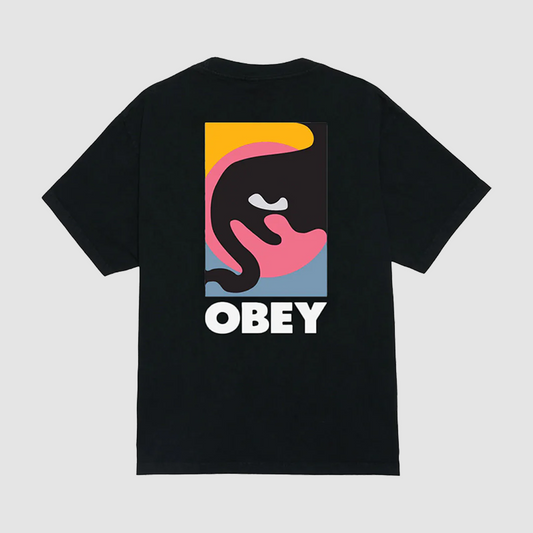 Obey Quarter Icon T-Shirt Black
