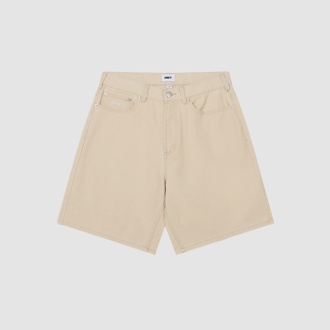 Bigwig Baggy Denim Short Pelican Faded Wash