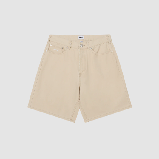 Bigwig Baggy Denim Short Pelican Faded Wash