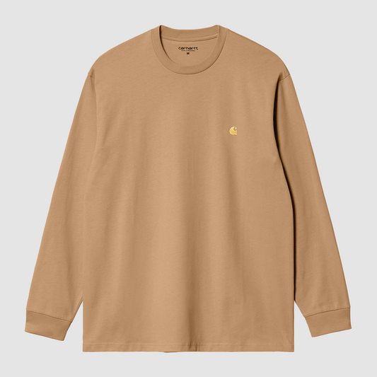 L/S Chase T-Shirt Peanut / Gold