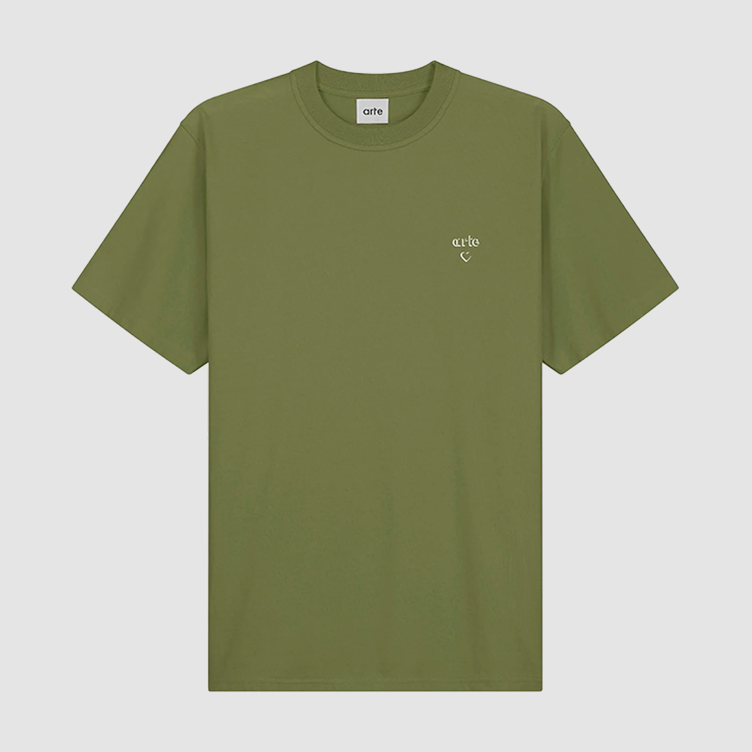 Arte Heart T-Shirt Green