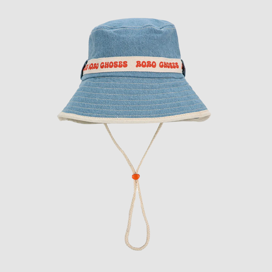 Bobo Choses Light Denim Bucket Hat