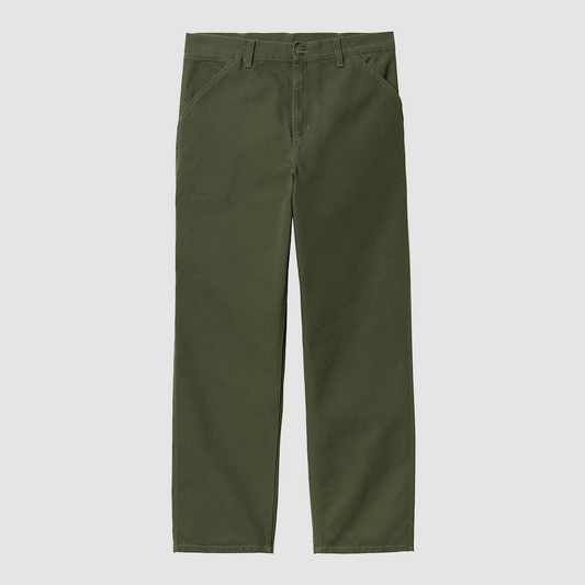 Single Knee Pant Tarragon Rinsed
