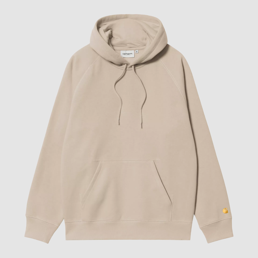 Hooded Chase Sweat Fleur de Sel / Gold
