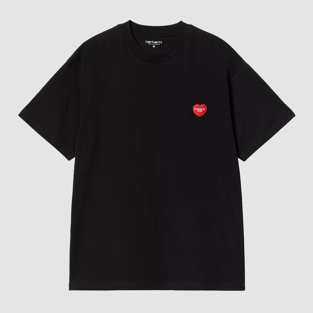 S/S Heart II Hartt T-Shirt Black