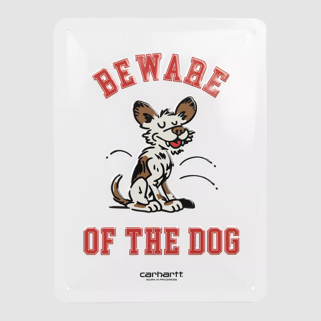 Wild Dog Beware Plate Multicolor
