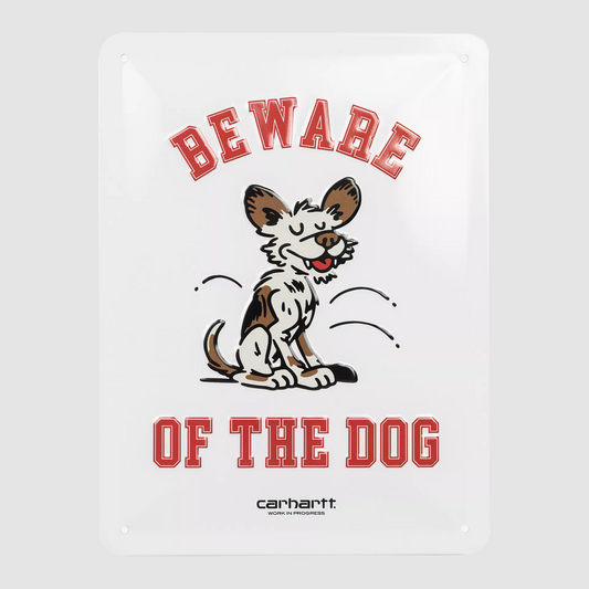 Wild Dog Beware Plate Multicolor