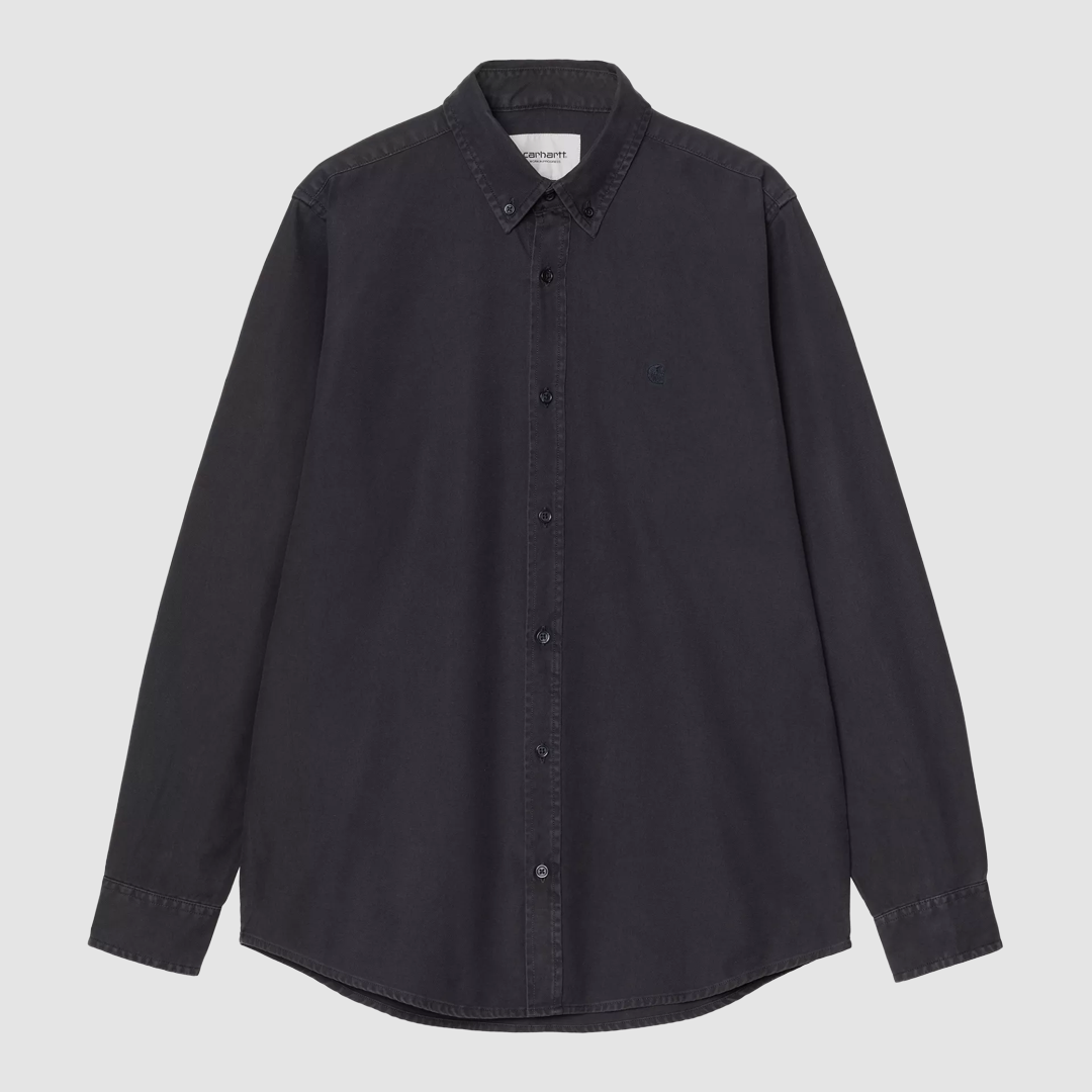 L/S Bolton Shirt Dark Navy