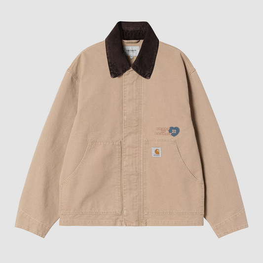 OG Arcan Graphic Jacket Dusty H Brown / Tobacco Heavy Stone Wash