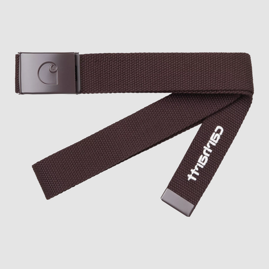 C-Logo Belt Palisander / White