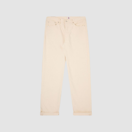 Loose Straight Jeans Natural Rinsed