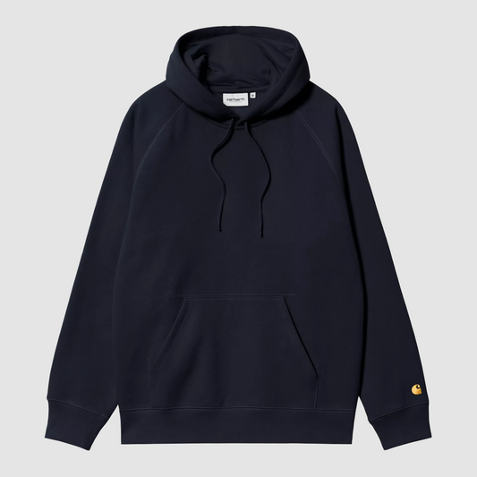 Hooded Chase Sweat Dark Navy / Gold