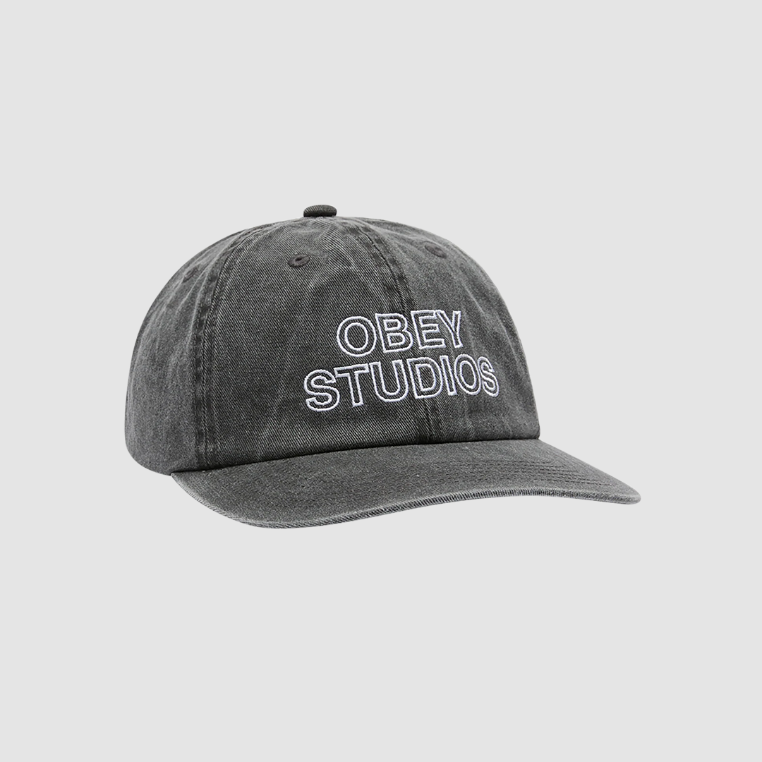 Pigment Obey Studios Strapback Black