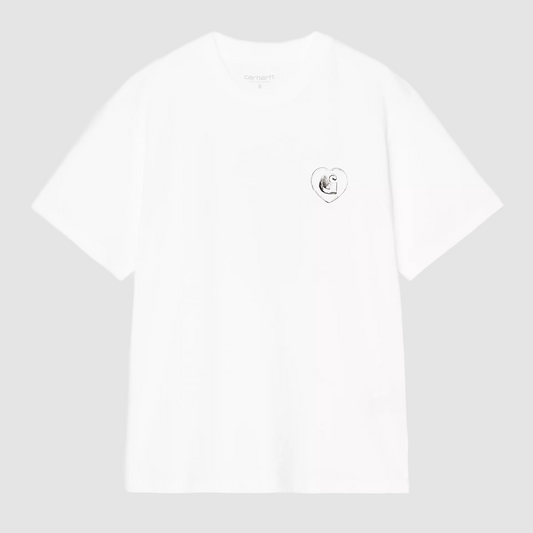 W' S/S Hearts Of Hartts T-Shirt White