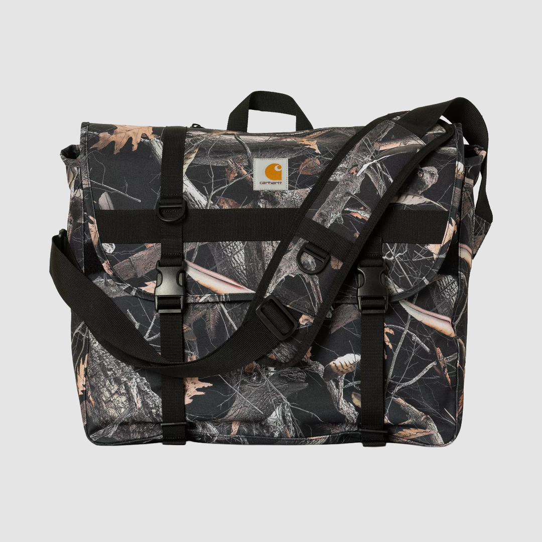 Jake Messenger Bag Camo Feather Tree