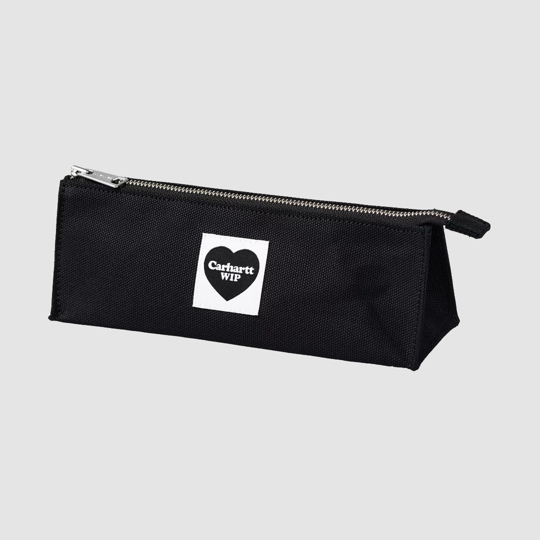 Heart Pencil Case Black