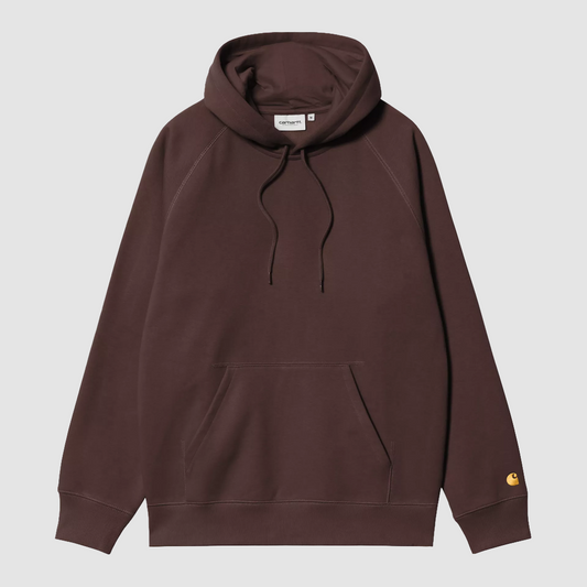 Hooded Chase Sweat Palisander / Gold