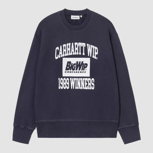 1989 Winners Sweat Dark Navy Heavy Stone Washed