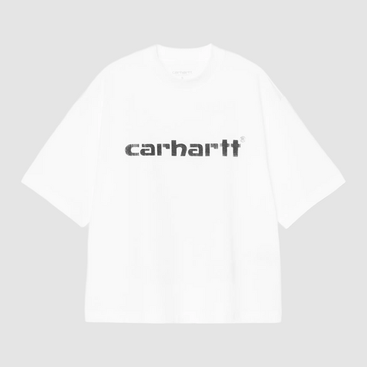 W' S/S Archive Script T-Shirt White