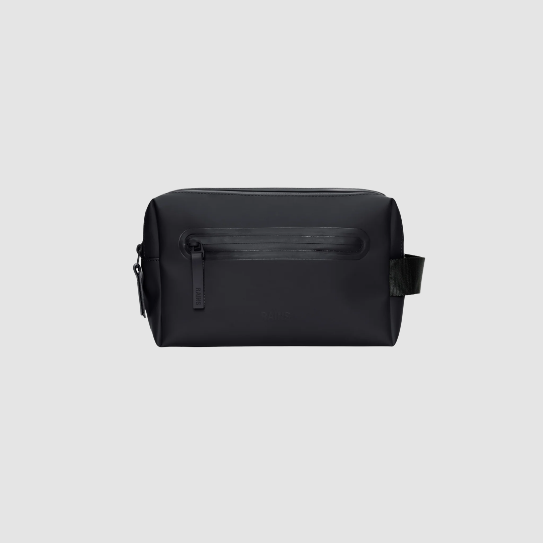Wash Bag Zip Black