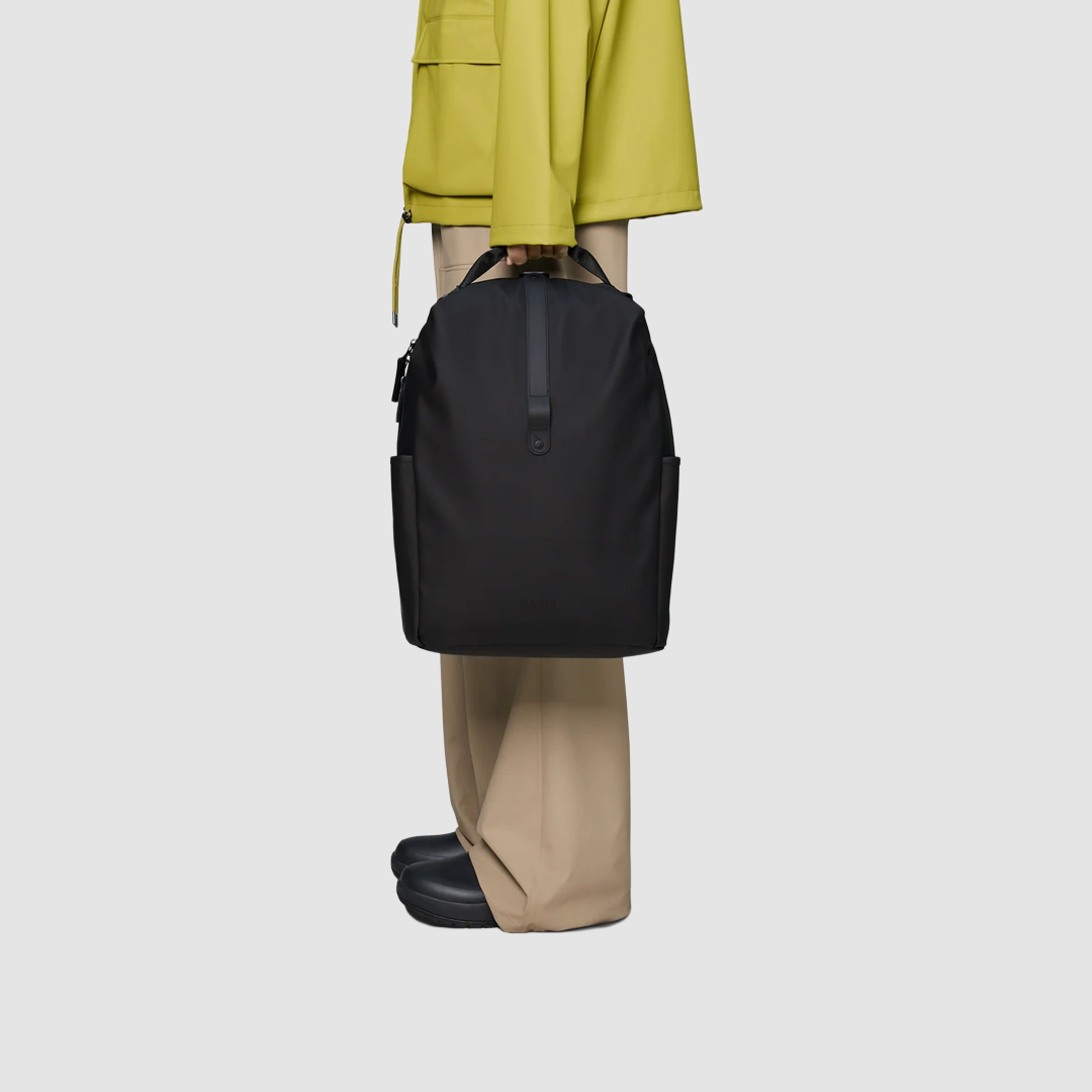Clip Front Backpack Black