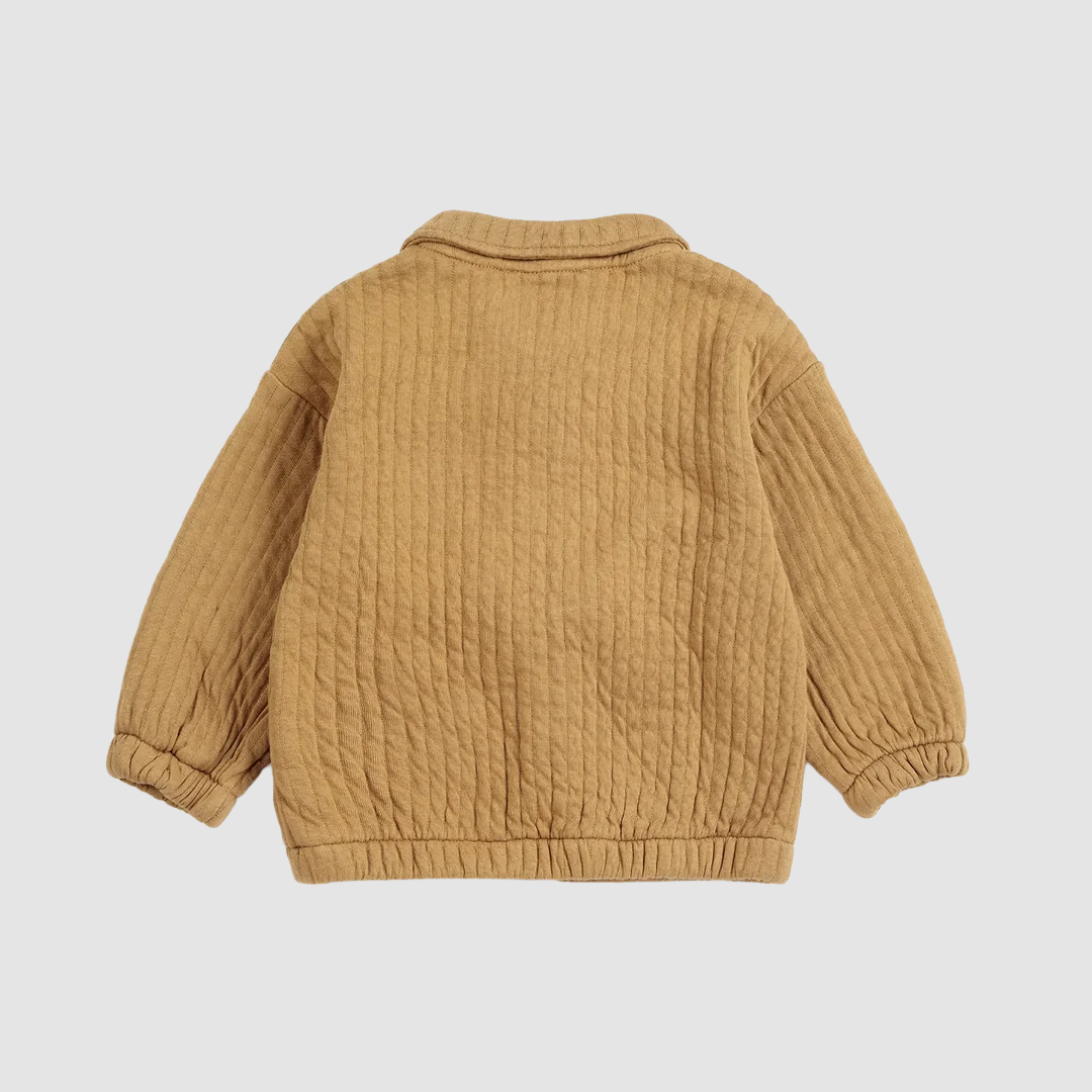 Booo Bo Choses Tag Quilted Zipped Sweat