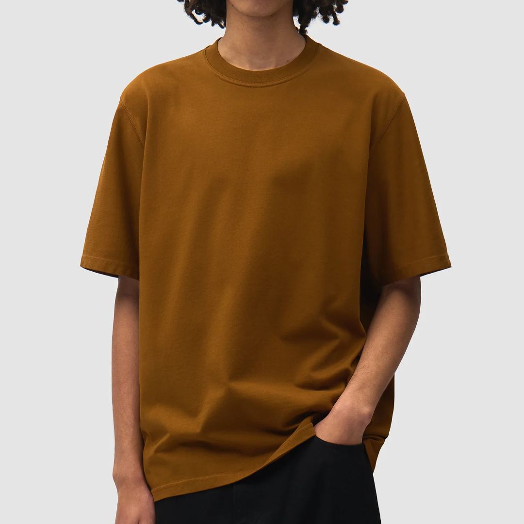 Tricolor Serial T-Shirt Brown