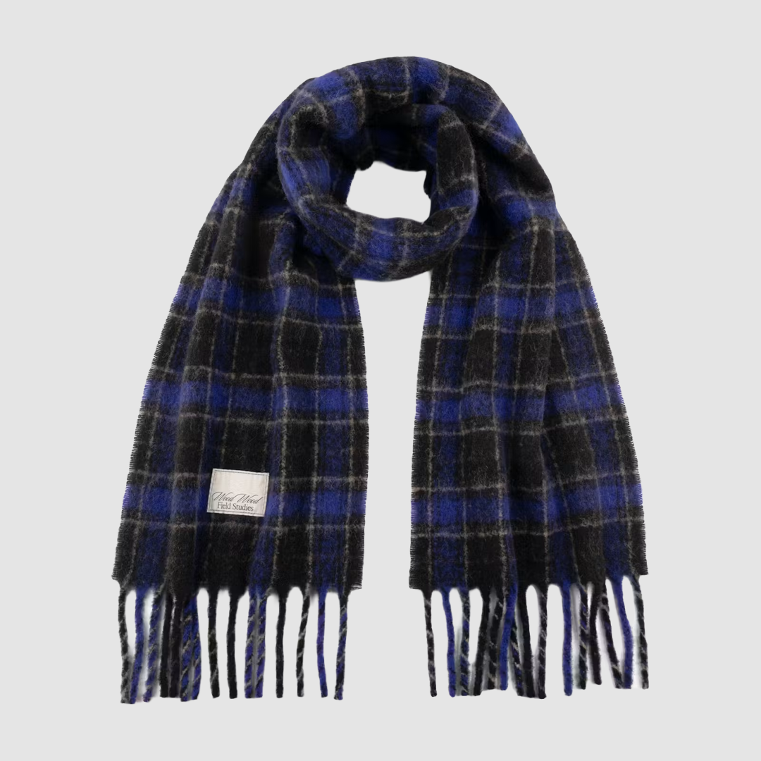 WWMalcolm Check Scarf Violet Check