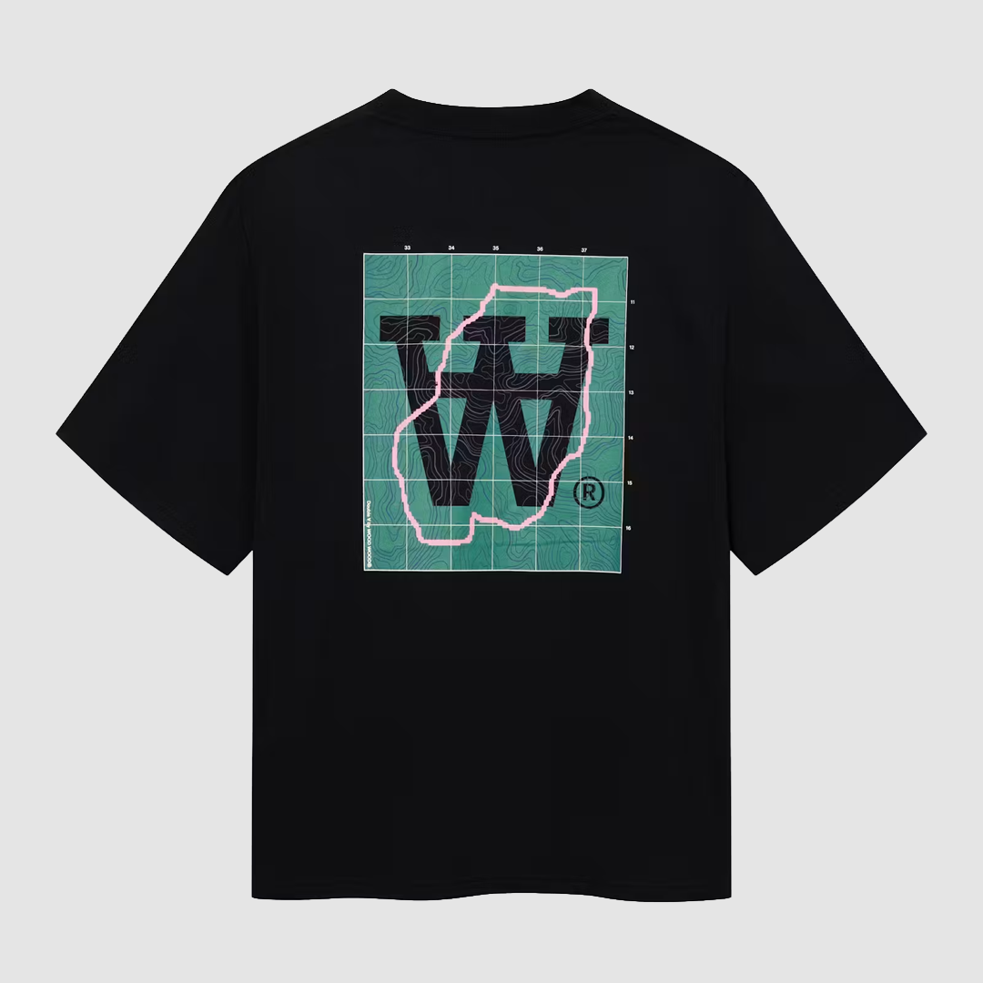 WWLiam Map T-Shirt Black