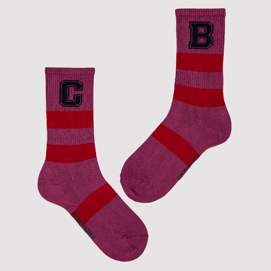 B.C. Striped Long Socks