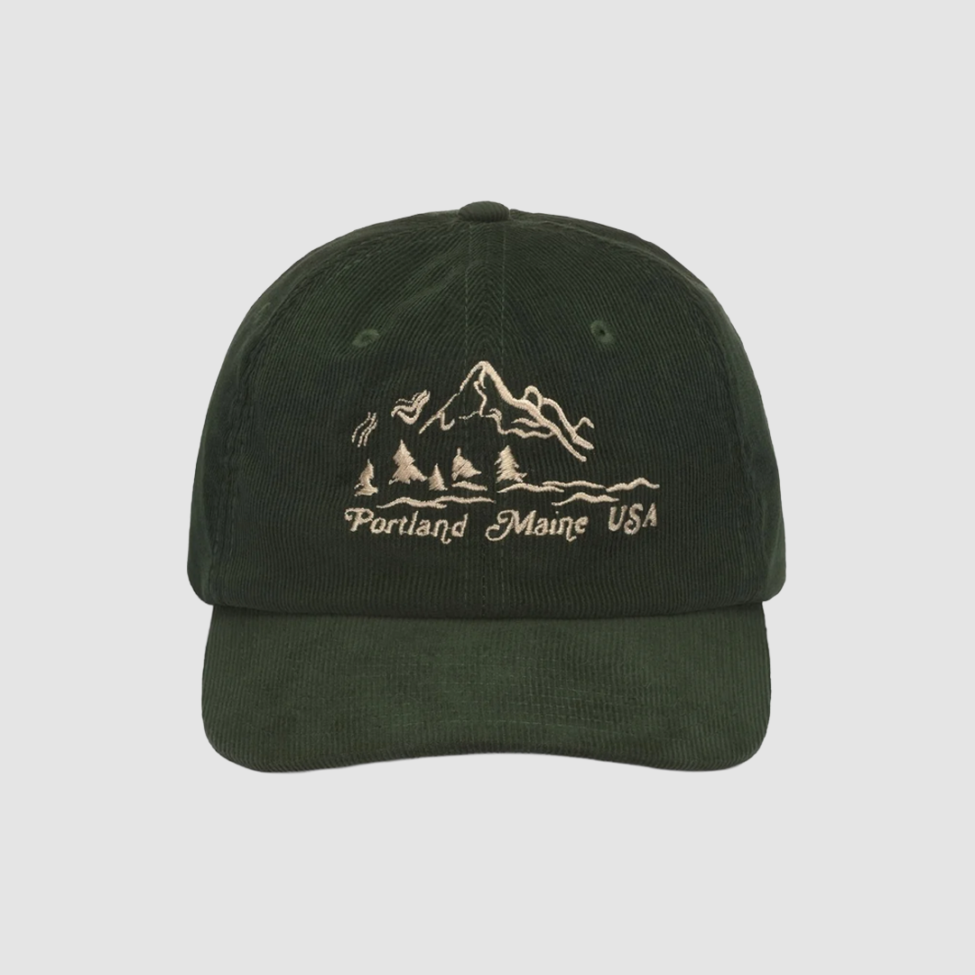Connor Corduroy Cap Green Olive Mountain