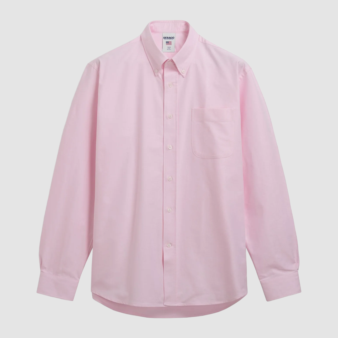 Whaleback OX Shirt Pink Ish