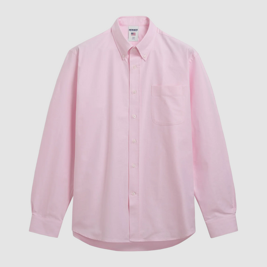 Whaleback OX Shirt Pink Ish