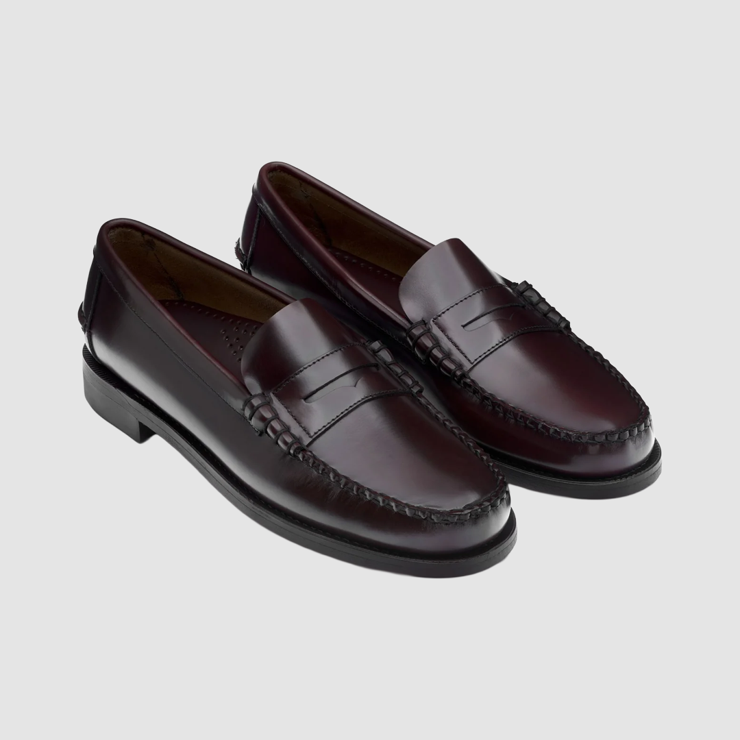 Classic Dan Mocassin W Brown Burgundy