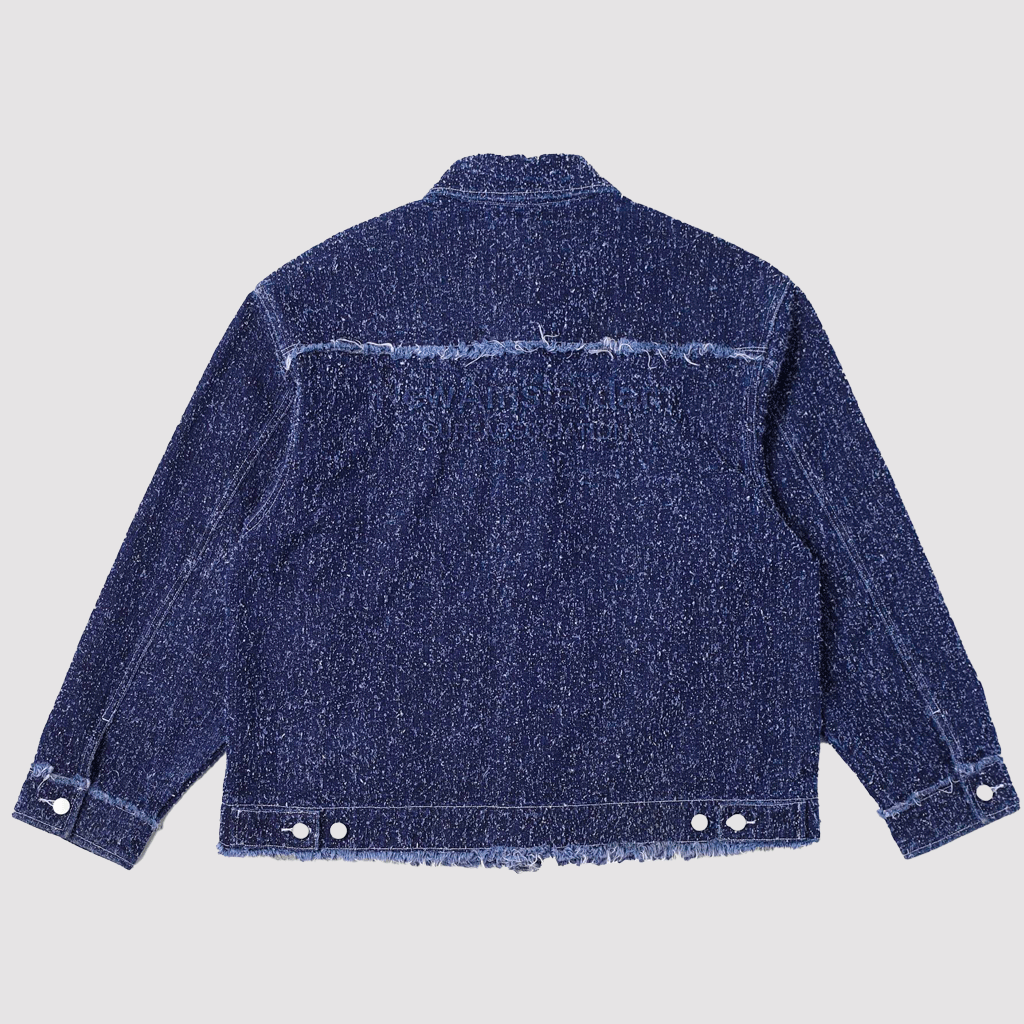 Spray Denim Jacket Blue