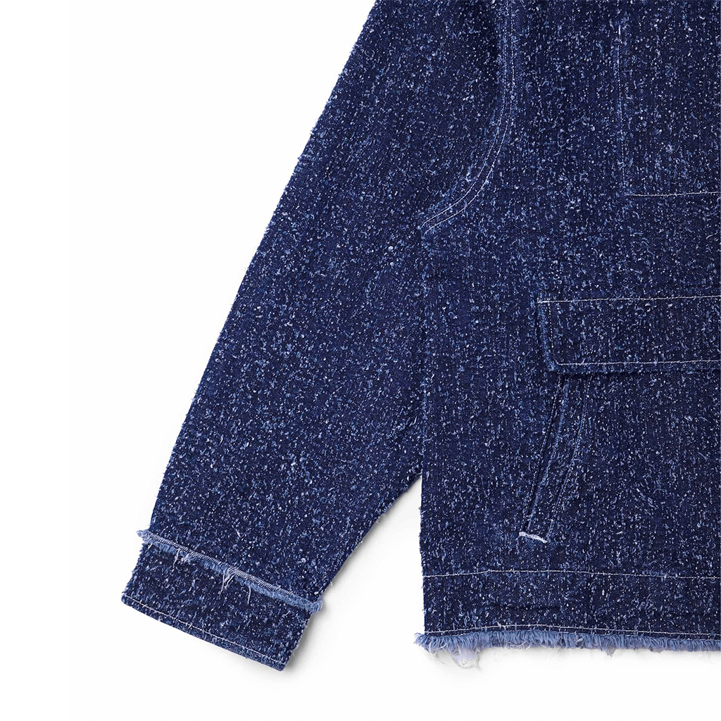 Spray Denim Jacket Blue