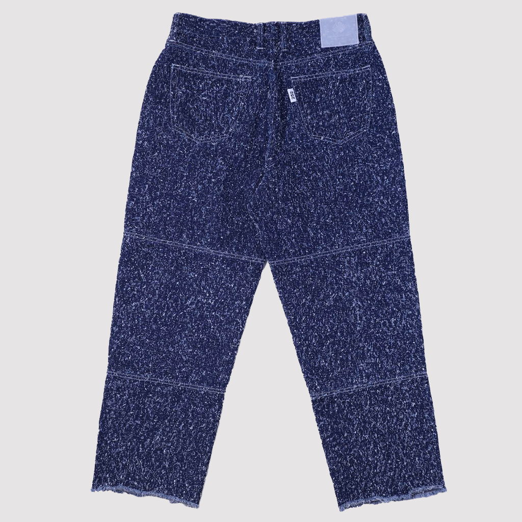 Spray Denim Trouser Blue