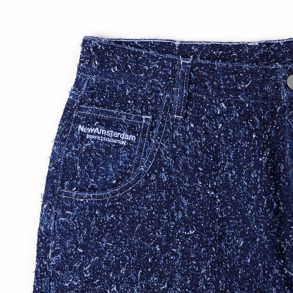 Spray Denim Trouser Blue