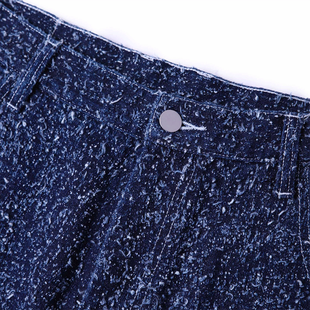 Spray Denim Trouser Blue